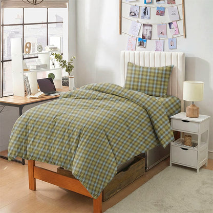 Bettwäsche-Set im Cottage-Karo-Design, Einzelbett XL, für Studentenwohnheim - image 9