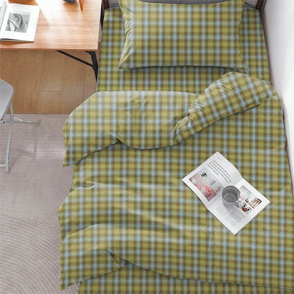 Bettwäsche-Set im Cottage-Karo-Design, Einzelbett XL, für Studentenwohnheim - image 8
