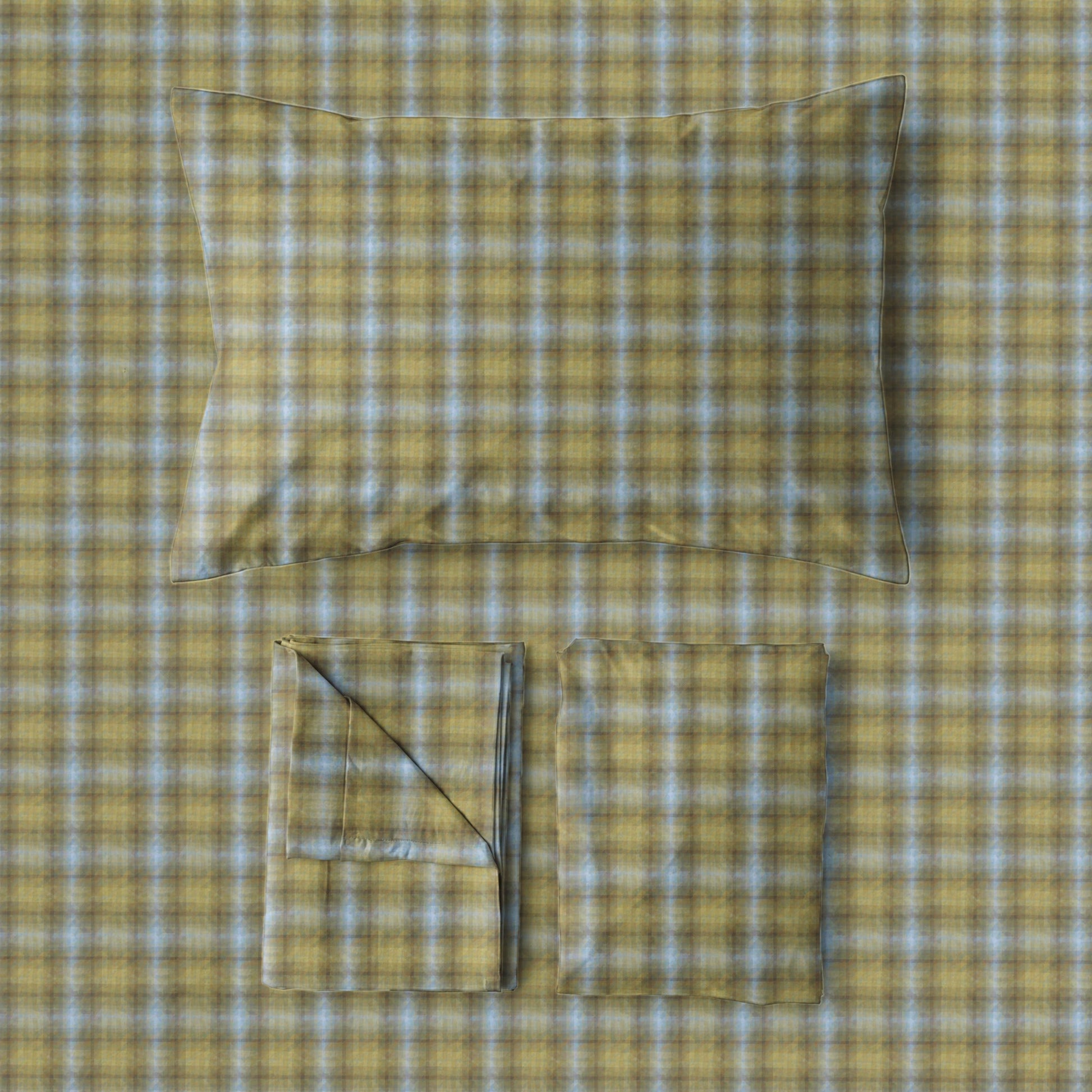 Bettwäsche-Set im Cottage-Karo-Design, Einzelbett XL, für Studentenwohnheim - image 12