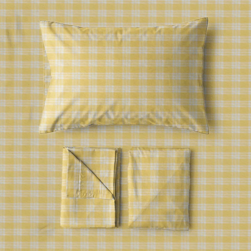 Sunny Gingham Twin XL Schlafsaal-Bettwäsche-Set - image 5