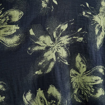 Botanisches Nocturne-Blumen-Baumwoll-Loungedress - image 1
