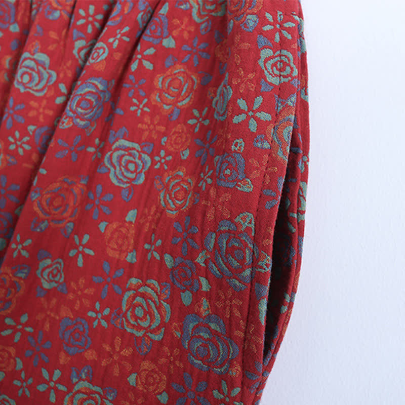 Plus Size Blumenmuster Caprihosen Loungewear - image 8