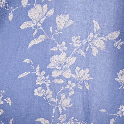 Eleganter Kimono-Bademantel aus doppellagigem Baumwollgewebe mit Blumenmuster - image 5