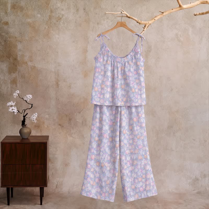 Lounge-Set mit Tulpen-Trägern - Blau - XL - image 0