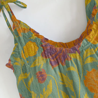 Retro-Pfingstrosen-Baumwoll-Cami-Loungewear-Set - image 6