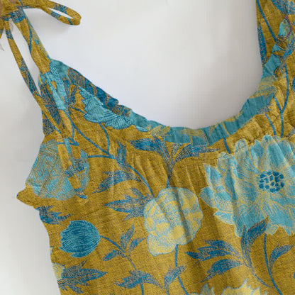 Retro-Pfingstrosen-Baumwoll-Cami-Loungewear-Set - image 14