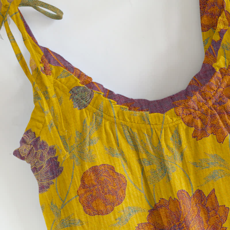 Retro-Pfingstrosen-Baumwoll-Cami-Loungewear-Set - image 18