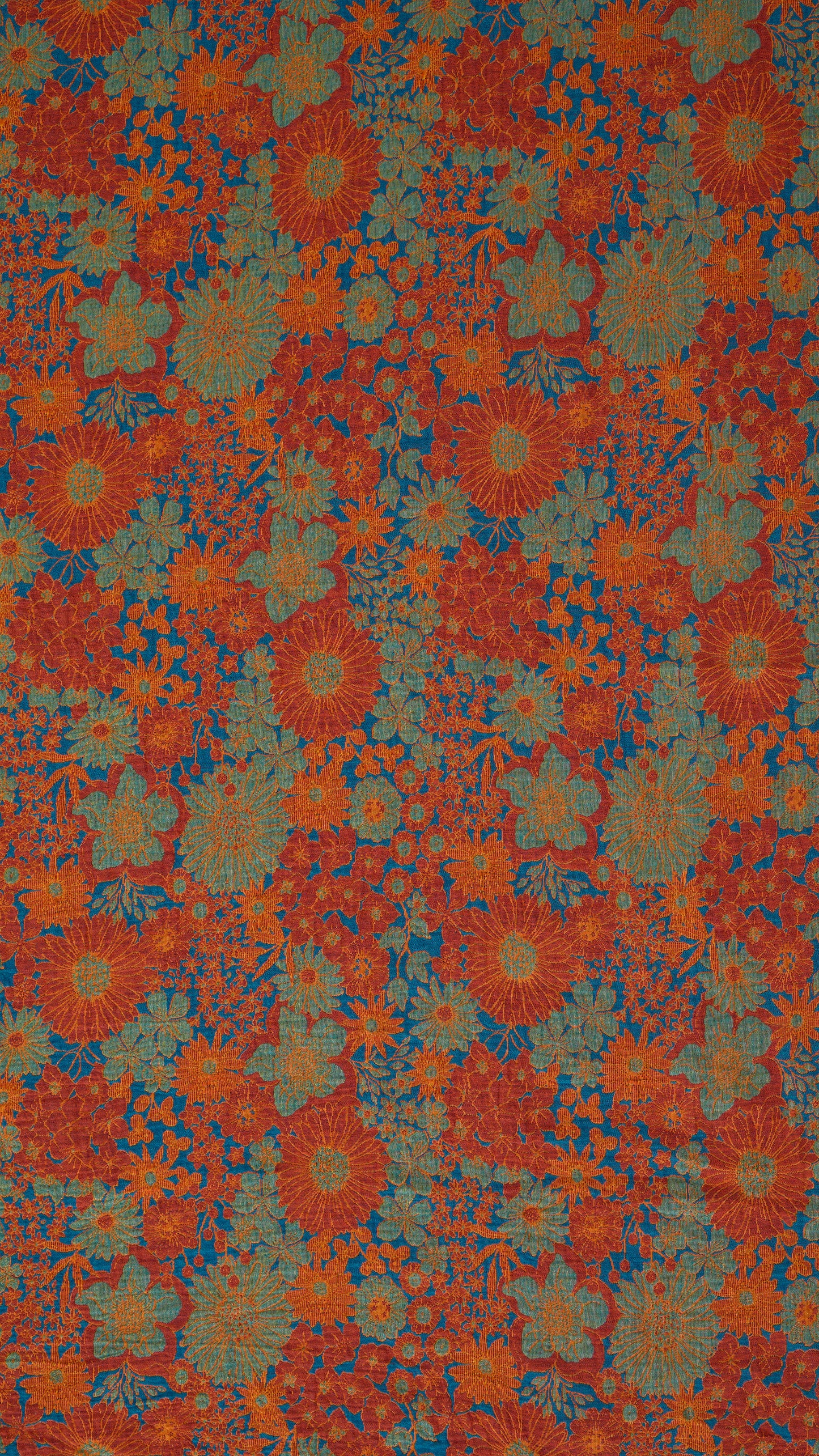 Bettwäsche-Set aus Baumwollgaze mit Retro-Blumenmuster - image 9