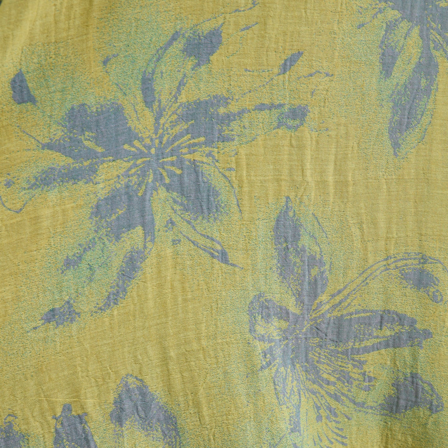 Kimono-Bademantel aus azurblauem Baumwollgaze - image 6