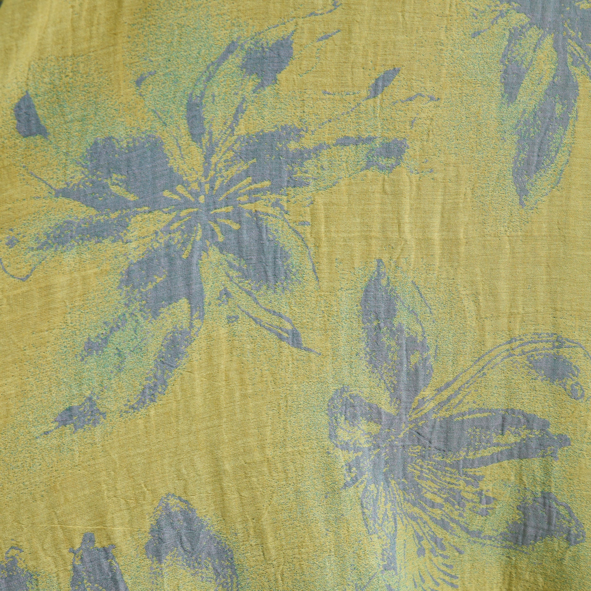 Kimono-Bademantel aus azurblauem Baumwollgaze - image 6