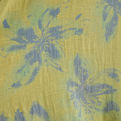 Kimono-Bademantel aus azurblauem Baumwollgaze - image 6