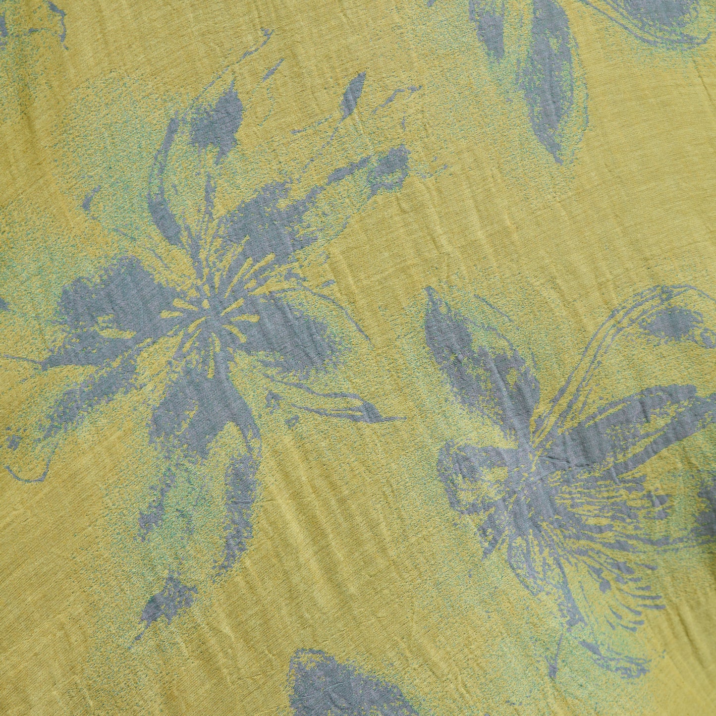 Kimono-Bademantel aus azurblauem Baumwollgaze - image 7