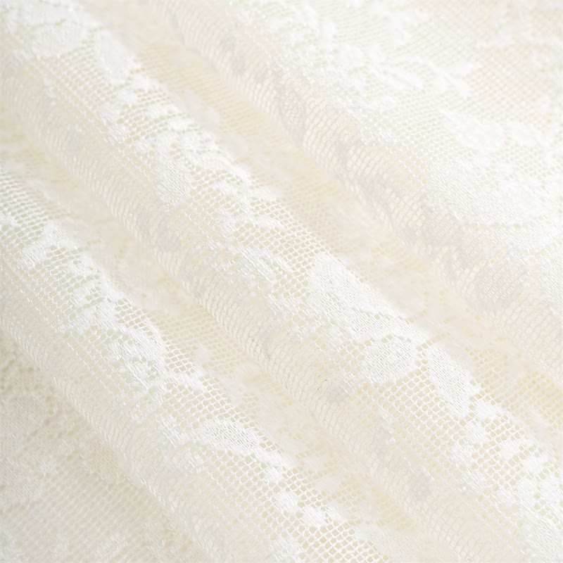 Ösen-Top, luftiger Voile-Spitzen-Vorhang - image 4