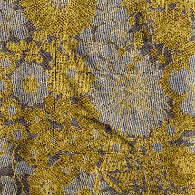 Retro-Bademantel aus Baumwolle mit dezentem Blumenmuster - image 4