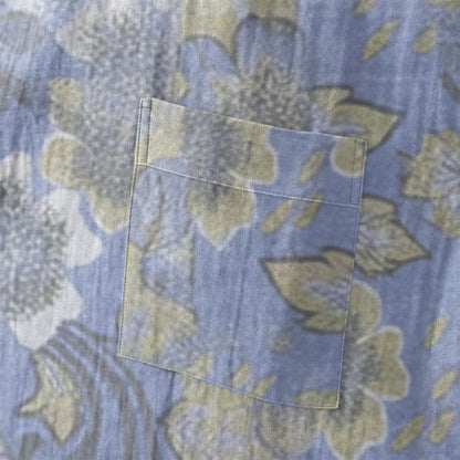 Retro-Kimono aus Baumwolle mit Blumenmuster - image 5