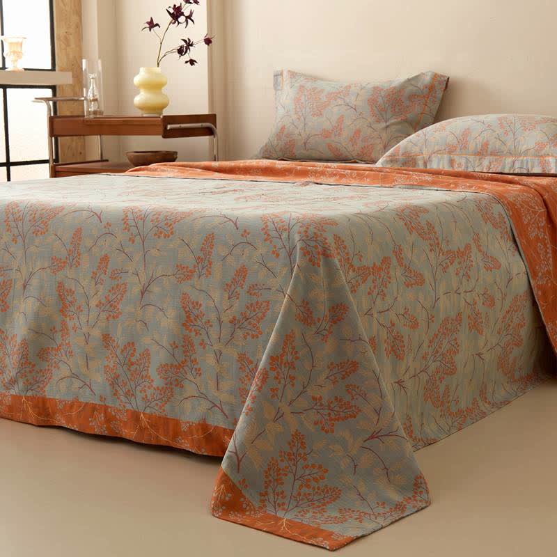 Wendbare Tagesdecke aus Musselin mit botanischem Zweig - image 2