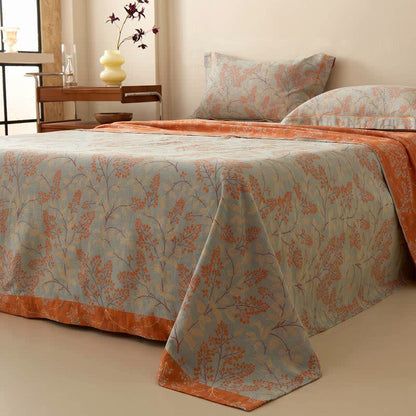 Wendbare Tagesdecke aus Musselin mit botanischem Zweig - image 2