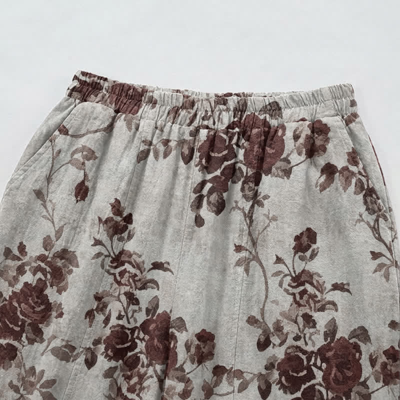 Vintage hellgraue, lockere Loungehose - image 2