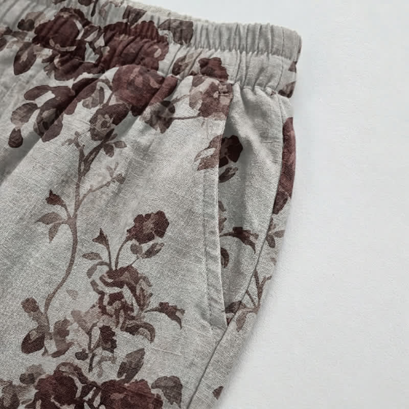 Vintage hellgraue, lockere Loungehose - image 3