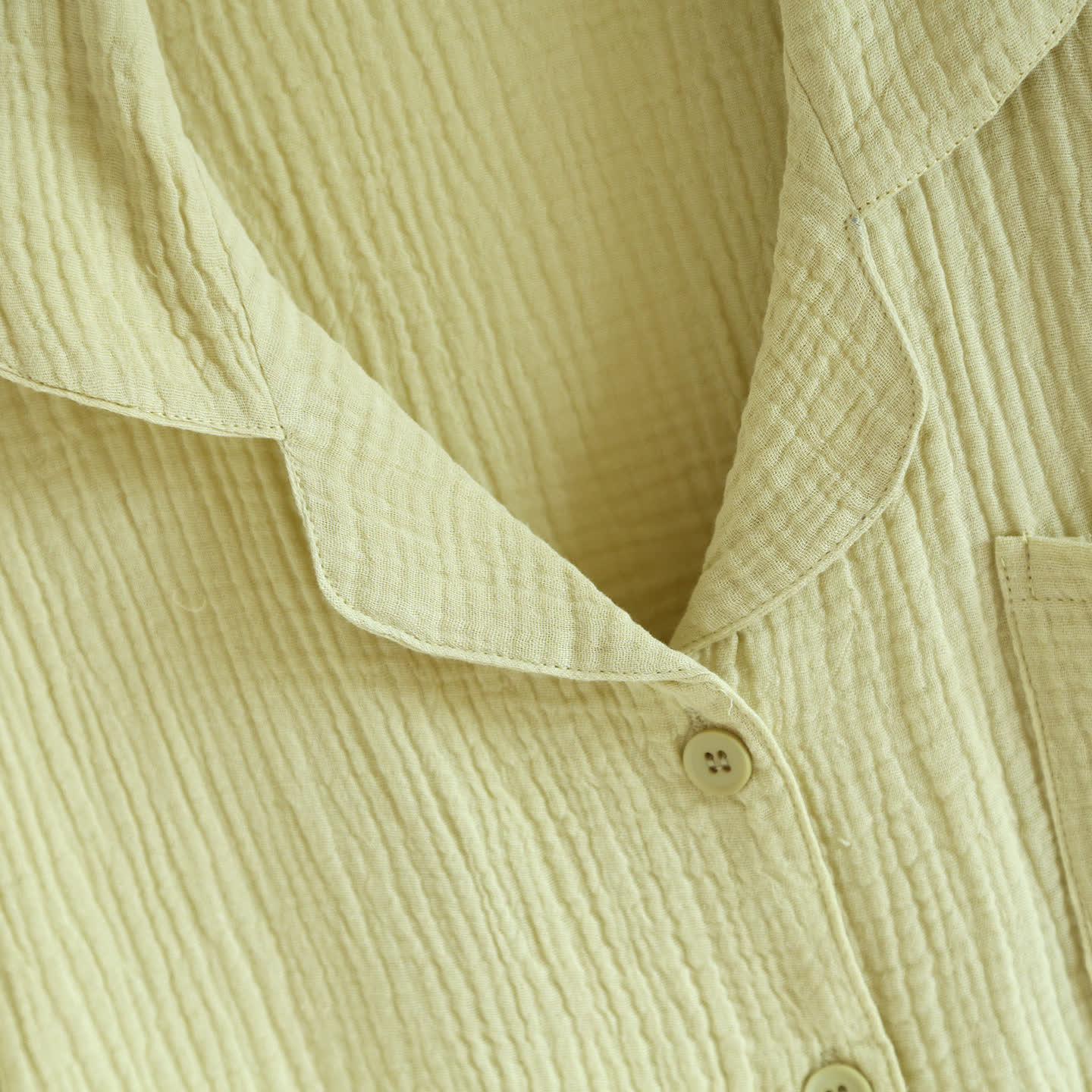 Loungewear-Set aus Baumwollgaze mit Knopfleiste - image 14