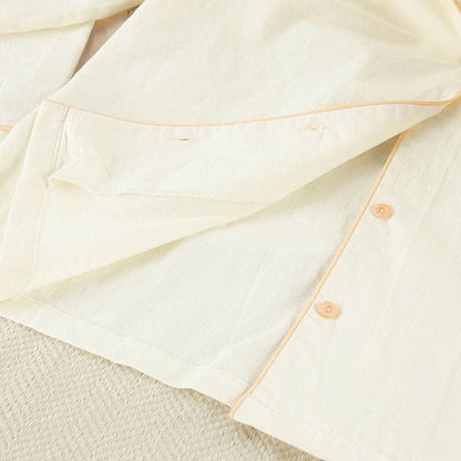 Schickes Loungewear-Set aus Baumwolle mit Rüschensaum - image 6