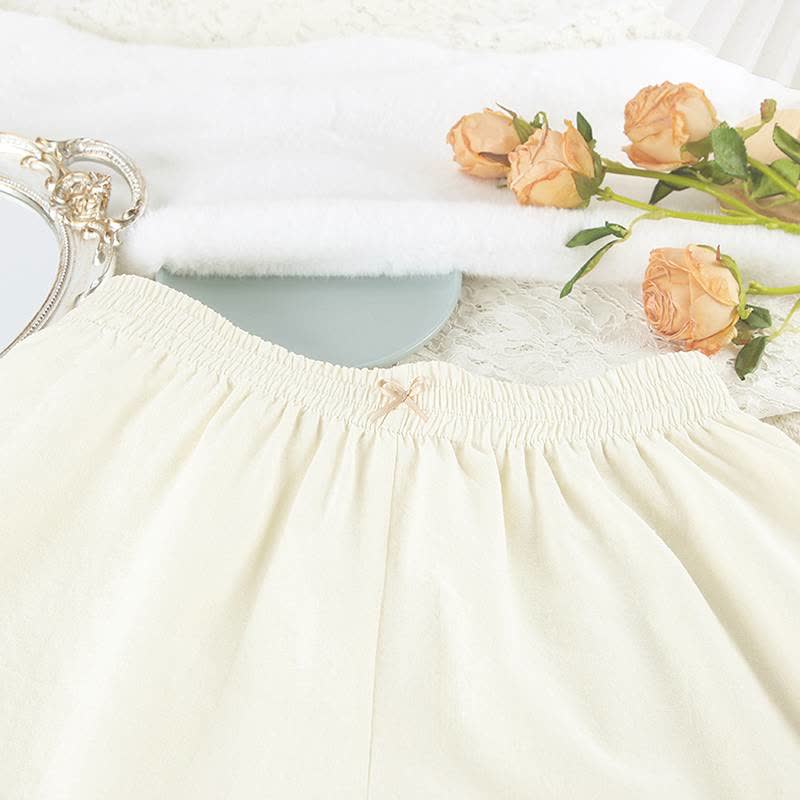 Schickes Loungewear-Set aus Baumwolle mit Rüschensaum - image 8