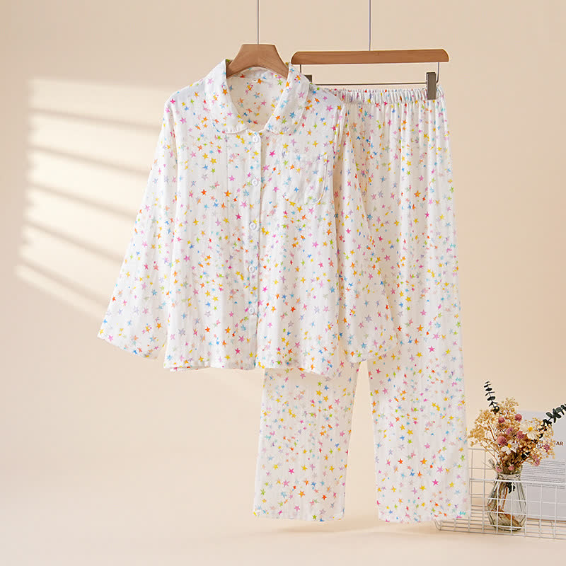 Baumwoll-Langarmpyjama-Set „Sweet Star“ - image 3
