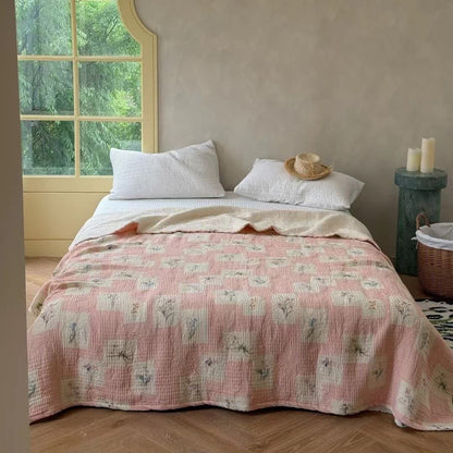 Tagesdecke „Cottage Bloom“ aus Baumwolle - Königin - image 0