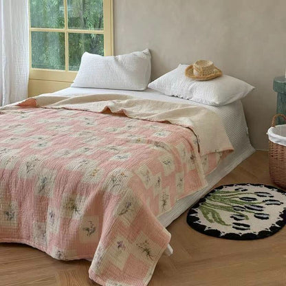 Tagesdecke „Cottage Bloom“ aus Baumwolle - image 2