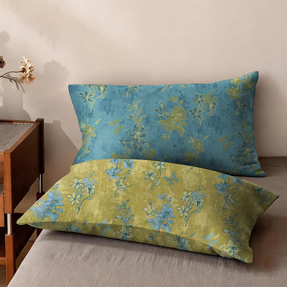 Wendbare Tagesdecke aus Baumwolle mit Vintage-Blumenmuster - image 7