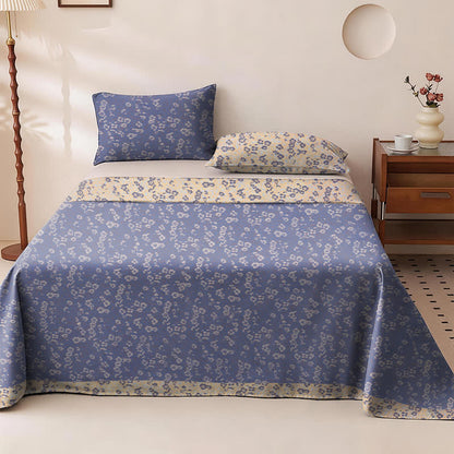 Wendbare Tagesdecke aus Baumwolle mit kleinem Blumenmuster - image 5