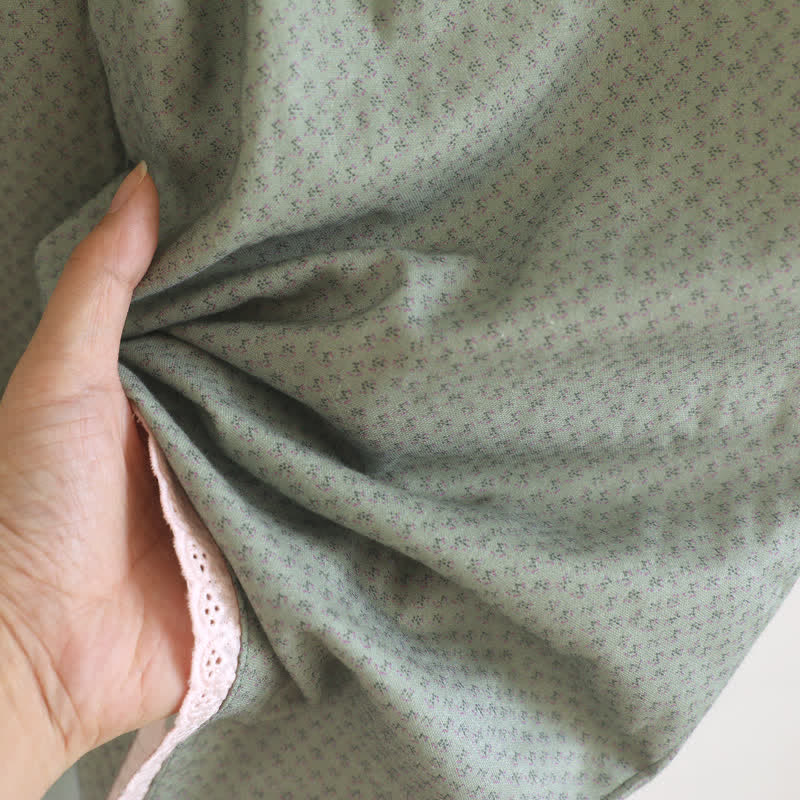 Loungewear-Set aus Baumwolle mit seitlichen Bindebändern - image 3