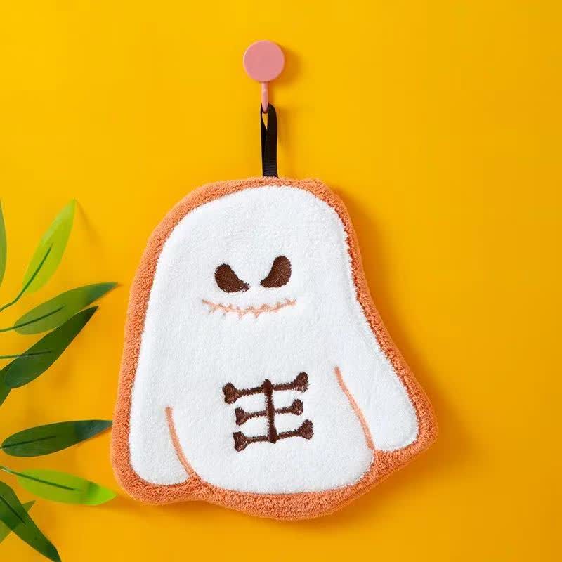 Halloween Element Fleece Hängendes Handtuch - Geist - 4 Stück - image 5