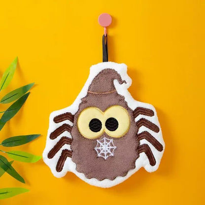 Halloween Element Fleece Hängendes Handtuch - Spinne - 4 Stück - image 4