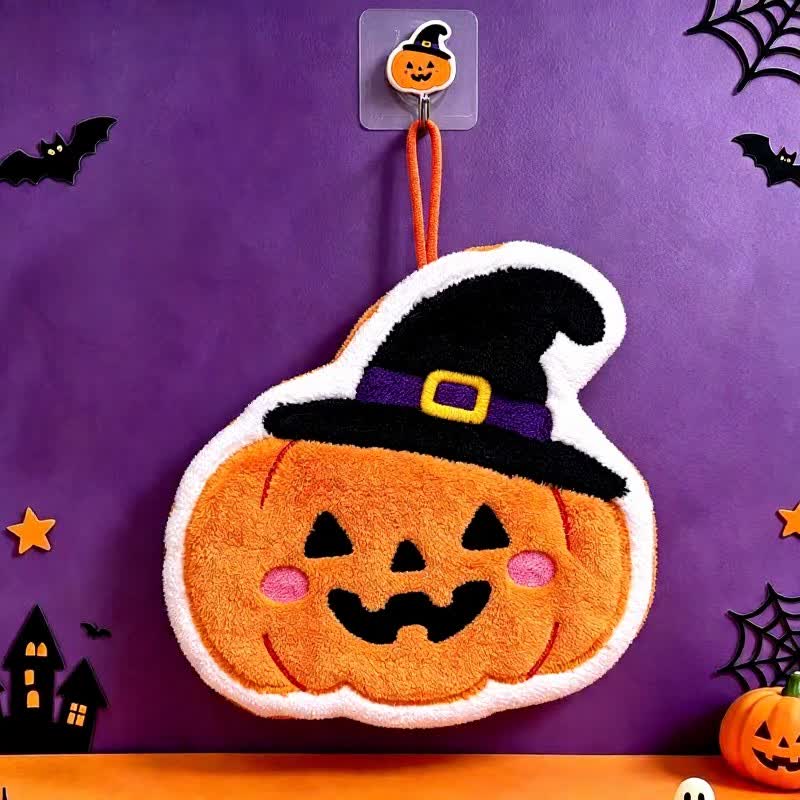Niedliches Halloween-Hängehandtuch - Kürbis - 5 Stück - image 5
