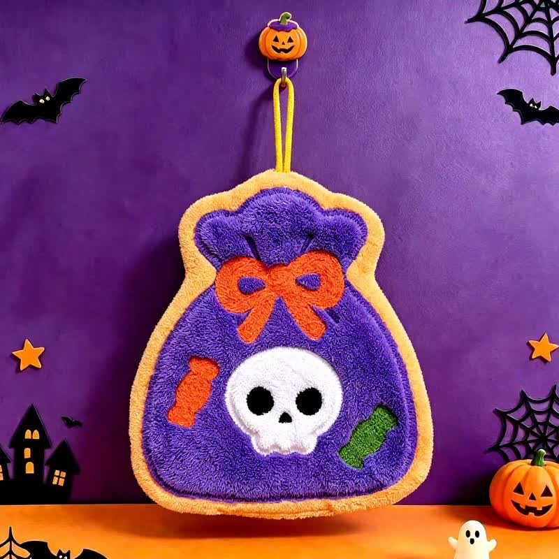 Niedliches Halloween-Hängehandtuch - Süßigkeitentüte - 5 Stück - image 3
