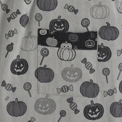 Halloween-Kürbis-Süßigkeiten-Baumwollkimono-Bademantel - image 9