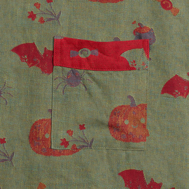 Halloween Kürbis Katze Baumwollkimono-Bademantel - image 11