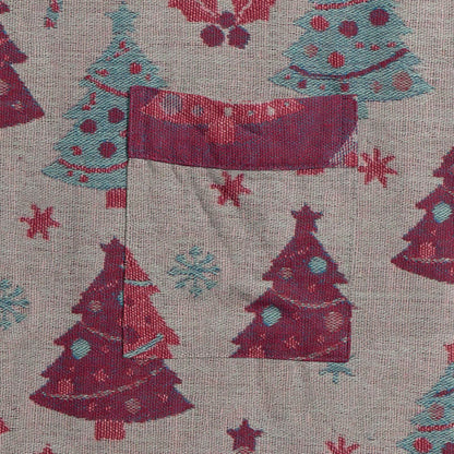 Kimono-Bademantel aus Baumwollgaze mit Weihnachtsbaummotiv - image 23