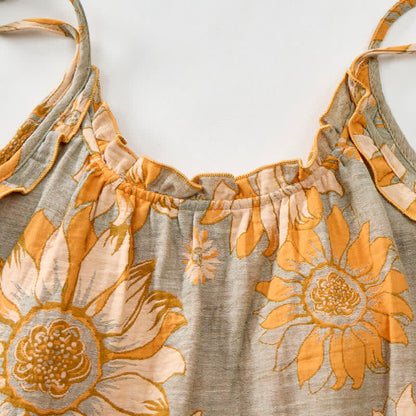 Loungewear-Set mit Sonnenblumenblüten-Trägern - image 4