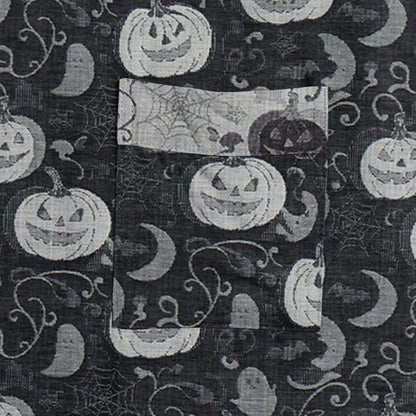 Halloween Kürbis Mond Baumwollkimono-Bademantel - image 4