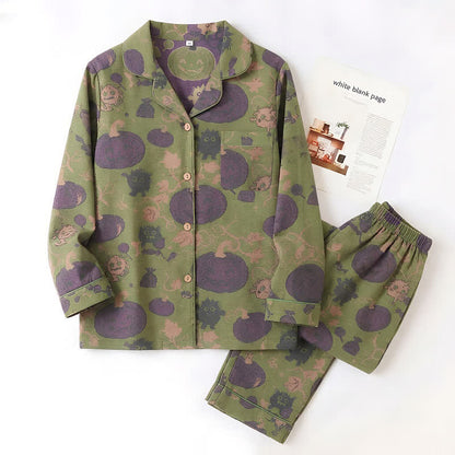 Verspieltes Halloween-Kürbis-Loungewear-Set - image 7