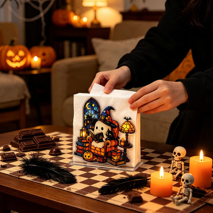 Niedlicher Halloween-Serviettenhalter aus Acryl in Geisterform - image 13
