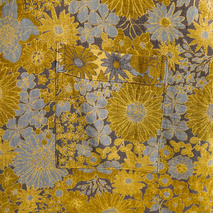 Retro-Bademantel aus Baumwolle mit dezentem Blumenmuster - image 12