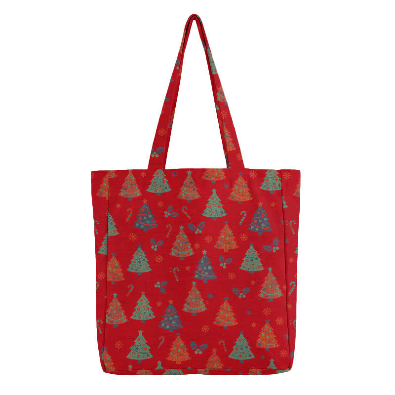 Weihnachtsbaum-Baumwolltasche Schultertasche - image 2