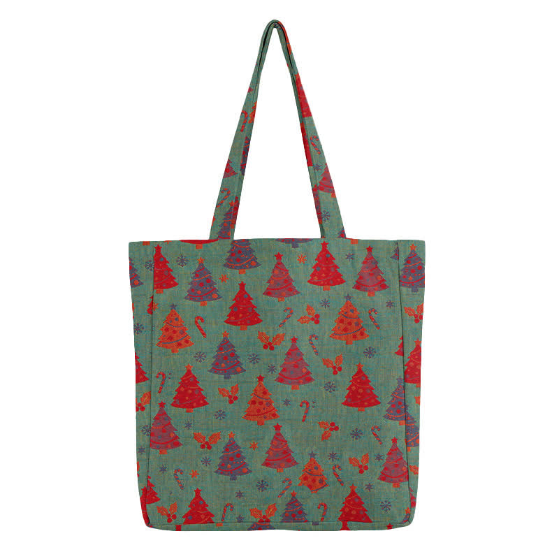 Weihnachtsbaum-Baumwolltasche Schultertasche - image 6