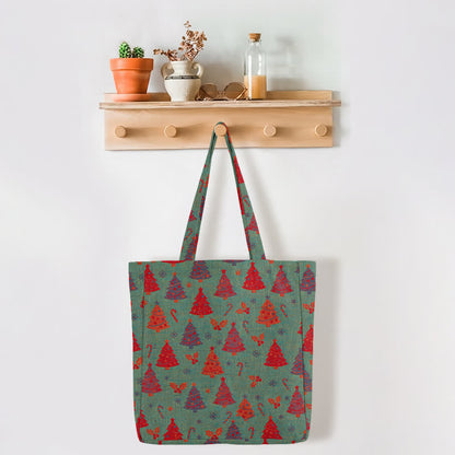 Weihnachtsbaum-Baumwolltasche Schultertasche - image 7