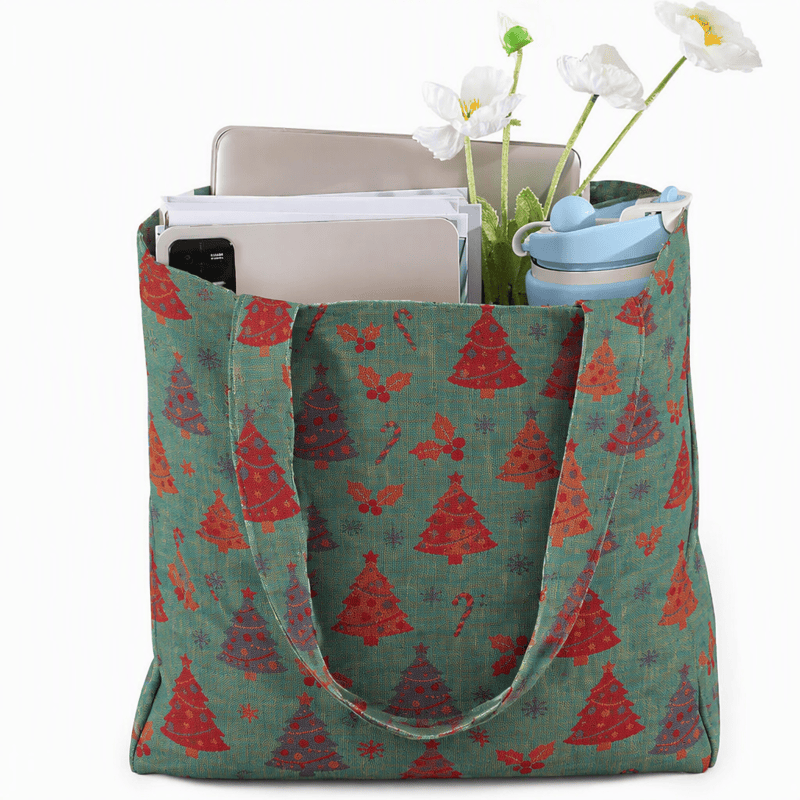 Weihnachtsbaum-Baumwolltasche Schultertasche - image 5
