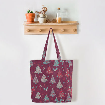 Weihnachtsbaum-Baumwolltasche Schultertasche - image 11