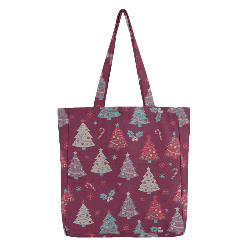Weihnachtsbaum-Baumwolltasche Schultertasche - image 10